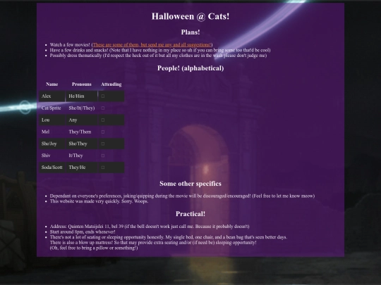 halloween screenshot