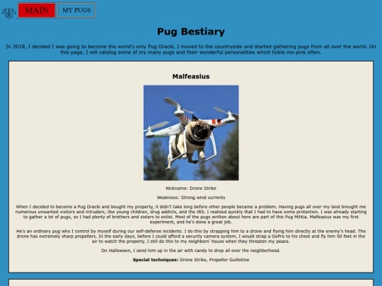bestiary screenshot