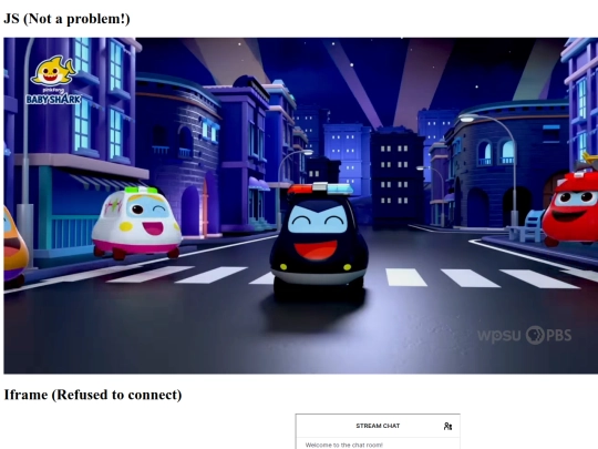 live/test screenshot