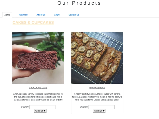 DA/products screenshot