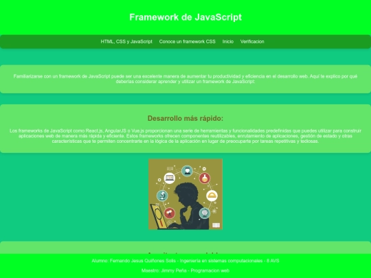 act25/frameworkJavaScript screenshot