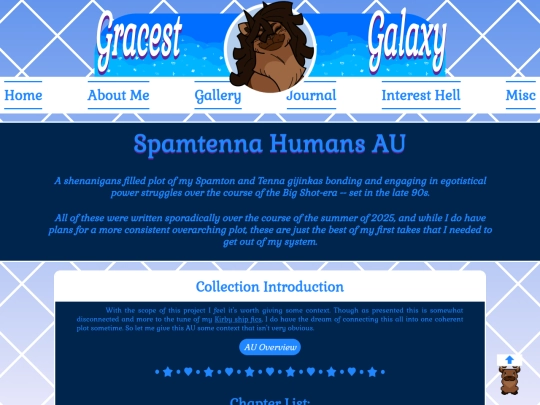 Journal/Fanfiction/UTDR screenshot
