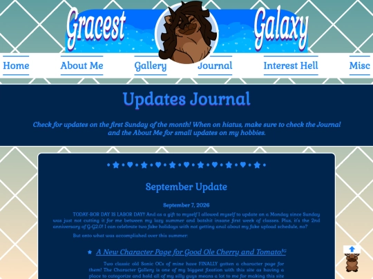 Journal/Updates screenshot