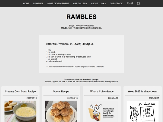Rambles screenshot