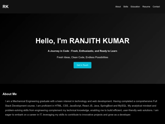 Portfolio/Portfolio screenshot