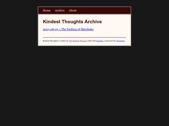 archive screenshot