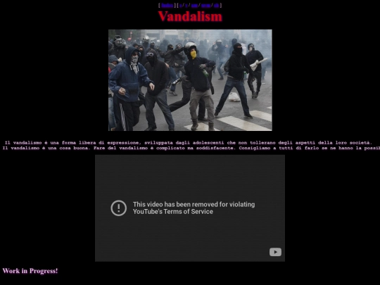 vandalism screenshot