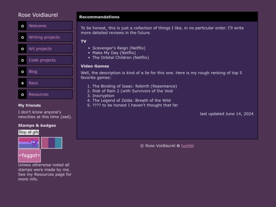 recs screenshot