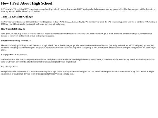 HighSchool screenshot