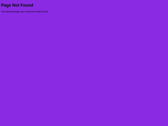 not_found screenshot