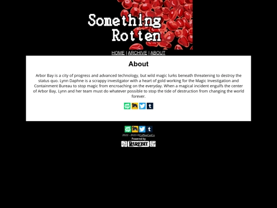 Comics/something-rotten/about screenshot