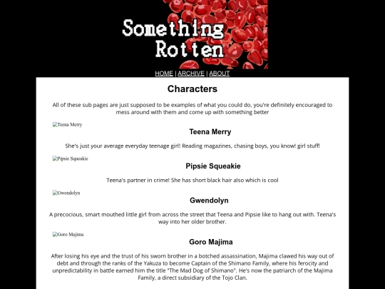 Comics/something-rotten/characters screenshot