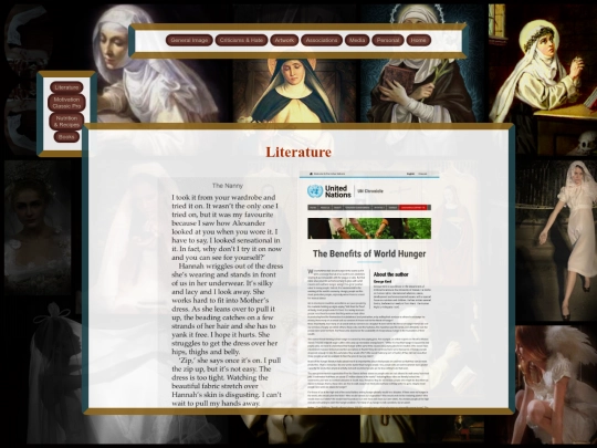 Literature screenshot