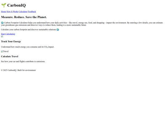 CarbonIQ screenshot