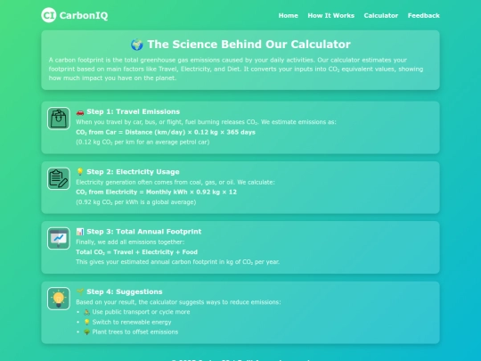 CarbonTech/explanation screenshot