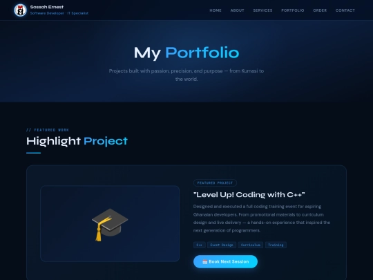 personal/portfolio screenshot