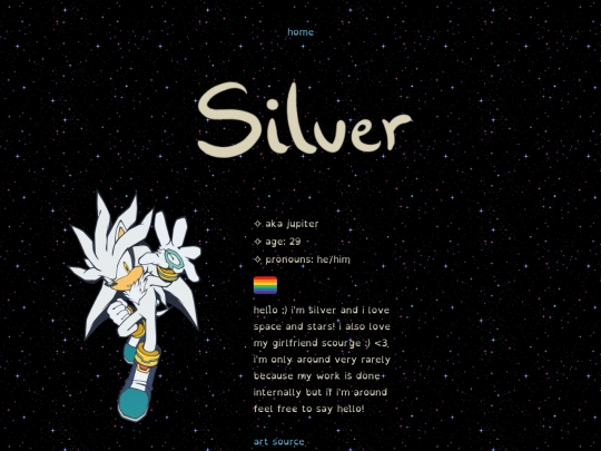 silvers page screenshot
