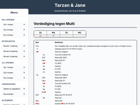 Systeemboek Nieuw/Verdedigingen/Multi screenshot