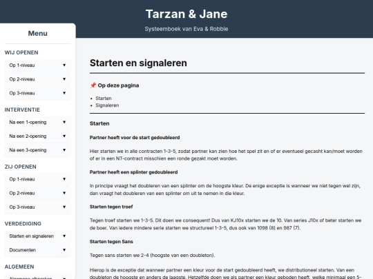 Systeemboek Nieuw/Verdedigingen/Startenensignaleren screenshot