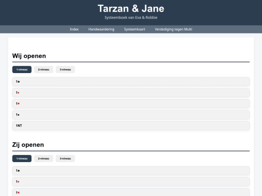 Systeemboek screenshot