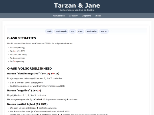 Tarzan/1K-Hoofdregels screenshot