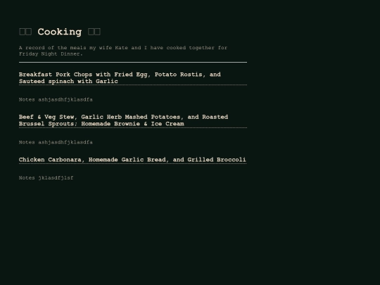 cooking screenshot