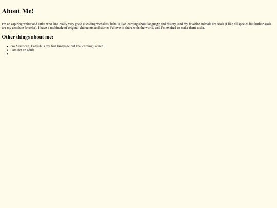 AboutMe screenshot