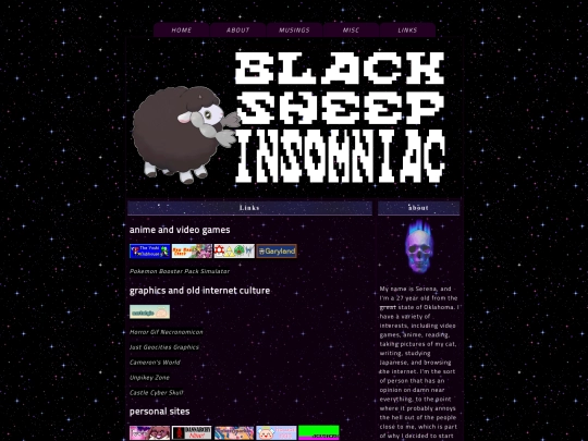 links screenshot