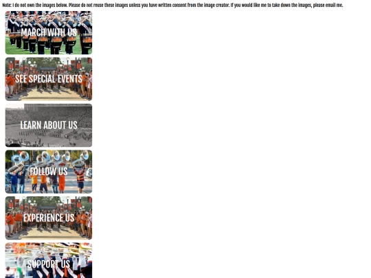 projects/marching-illini-website screenshot