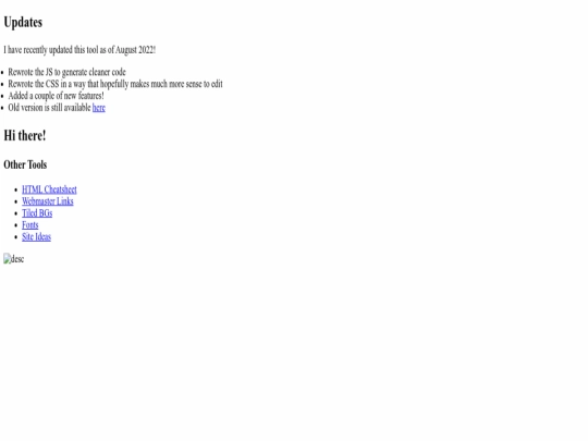 index screenshot