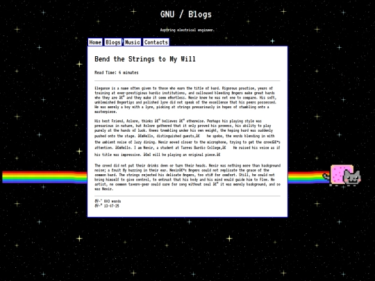 blogs/nexir screenshot