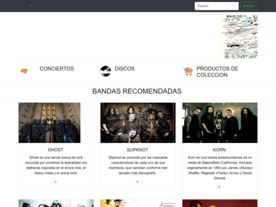 actividades/paginademusica screenshot