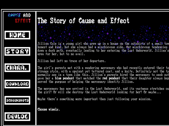 Story screenshot