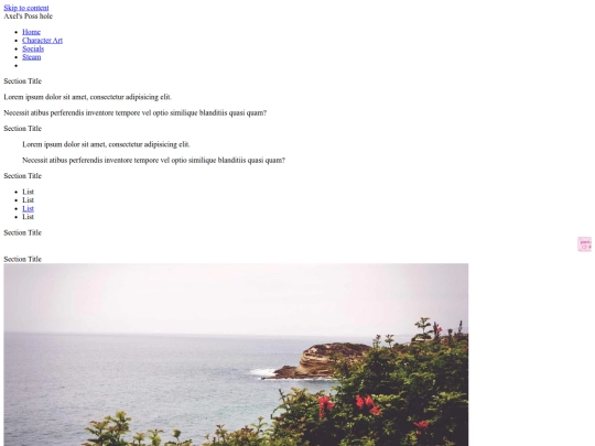 Socials screenshot