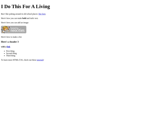 index screenshot