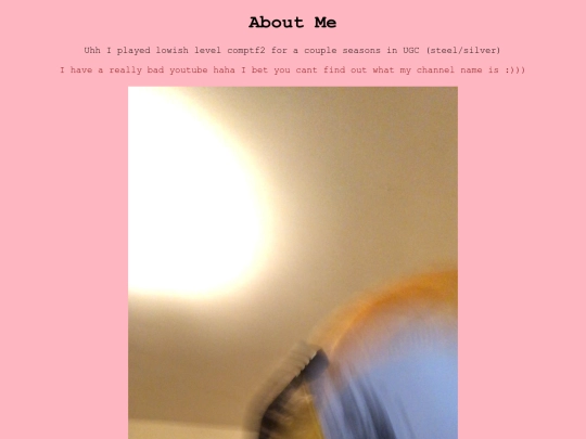 aboutme screenshot
