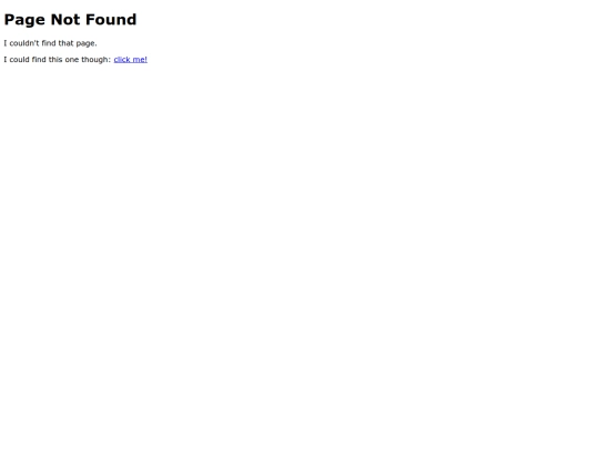 not_found screenshot