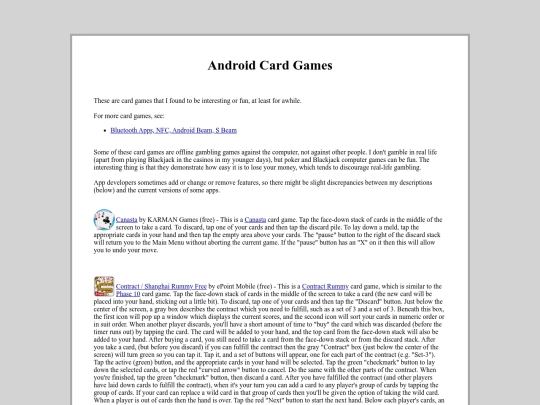 androidsmartphones/CardGames screenshot
