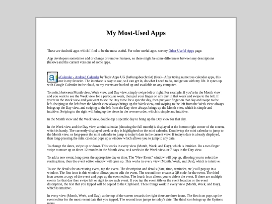 androidsmartphones/MyMostUsedApps screenshot