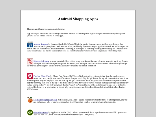 androidsmartphones/ShoppingApps screenshot