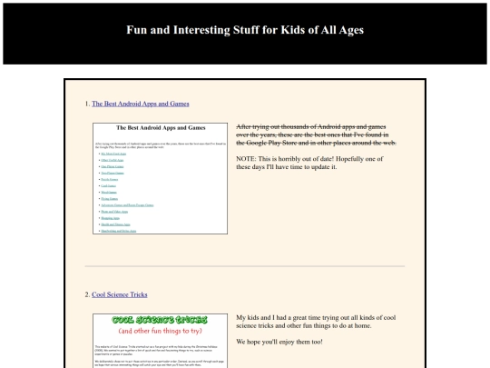 index screenshot