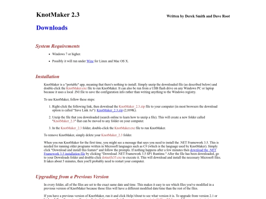 knotmaker/KnotMaker_Downloads screenshot