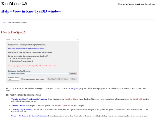 knotmaker/KnotMaker_Help/KnotMaker_Help_ViewInKnotTyer3D screenshot