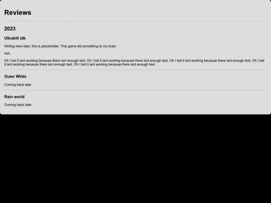 reviews screenshot