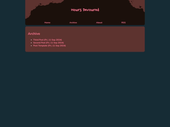 archive screenshot