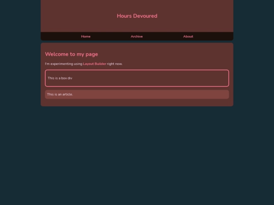 test screenshot
