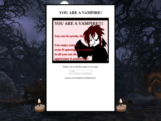 vampirequiz screenshot
