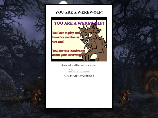 werewolfquiz screenshot