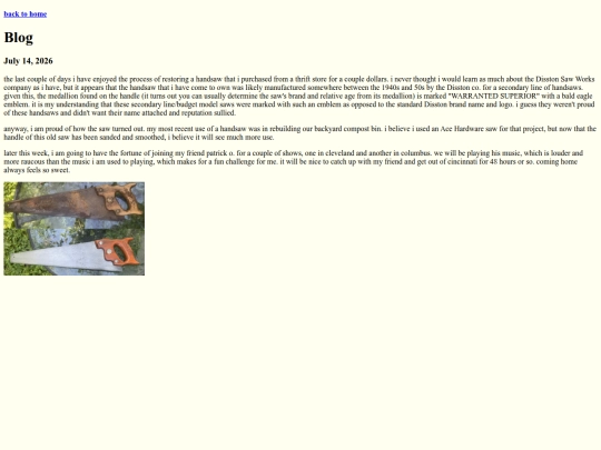 blog screenshot