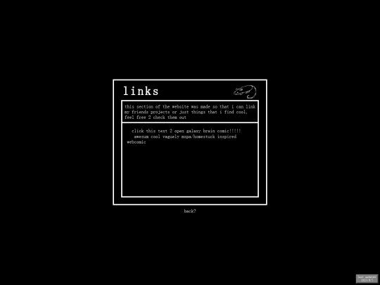 links screenshot